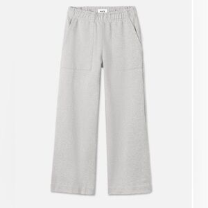 MATE the Label Light Gray Cropped Sweatpants